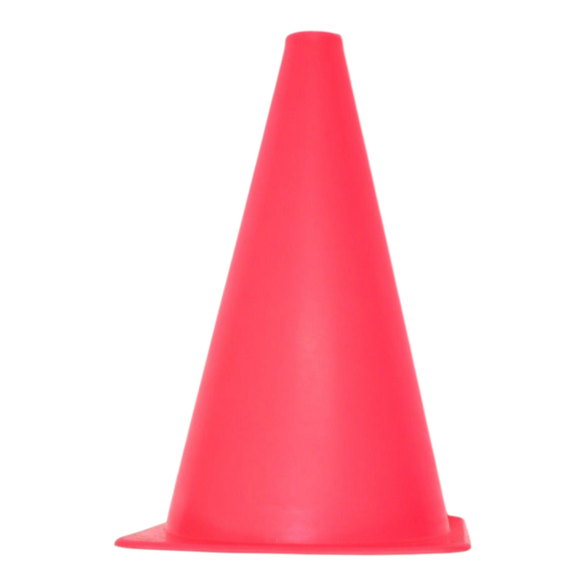 Cono de entrenamiento Radach Sports de 23 cm en color rosa brillante para ejercicios de agilidad y deportes