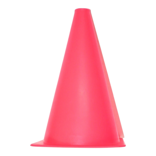 Cono de entrenamiento Radach Sports de 23 cm en color rosa brillante para ejercicios deportivos