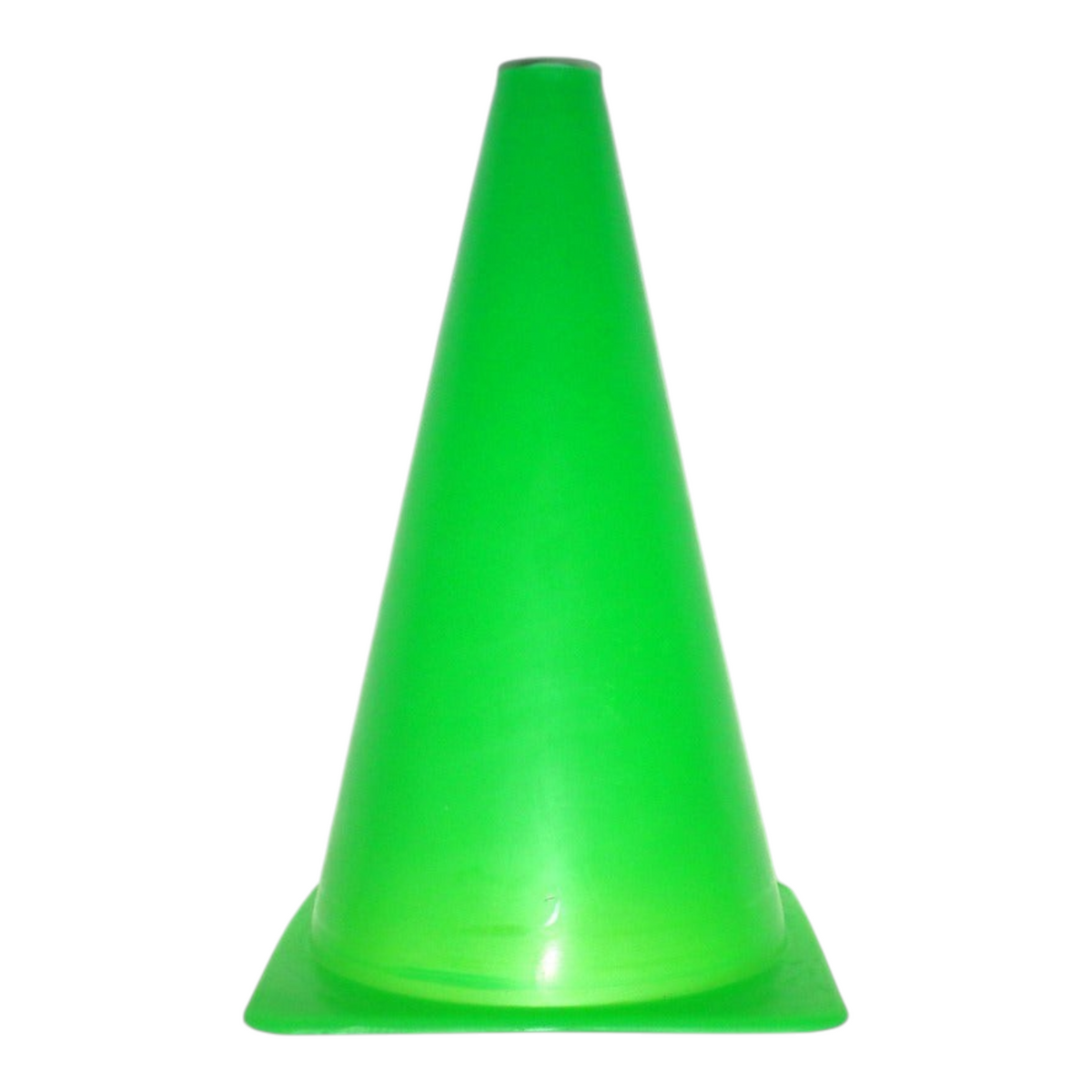 Cono de entrenamiento Radach Sports de 23 cm en color verde brillante para ejercicios deportivos