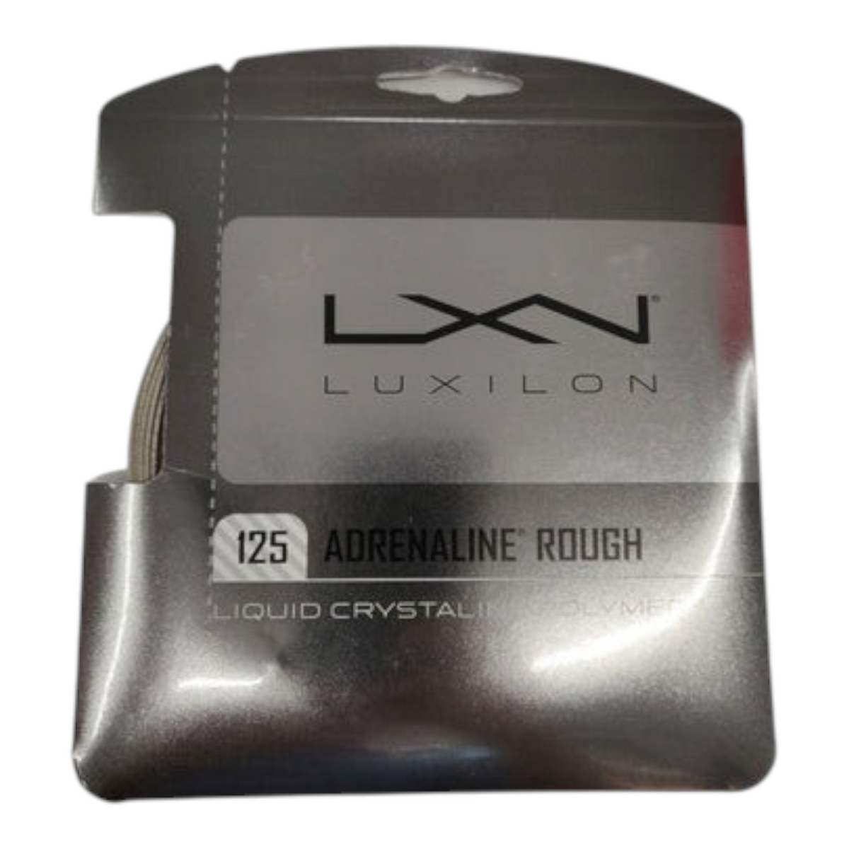 Pack de 2 sets de cuerda Radach Sports Luxilon Adrenaline Rough 125 de copoliéster con textura rugosa para tenis