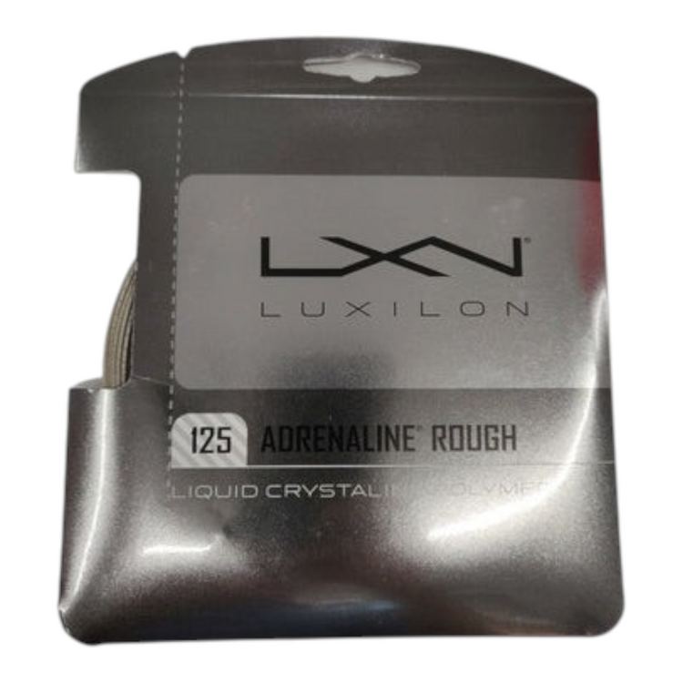 Pack de 2 sets de cuerda Radach Sports Luxilon Adrenaline Rough 125 de copoliéster con textura rugosa para tenis