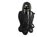 Espinilleras de ampáyer Radach Sports Wilson DaviShins negras con protección de rótula y sistema de correas