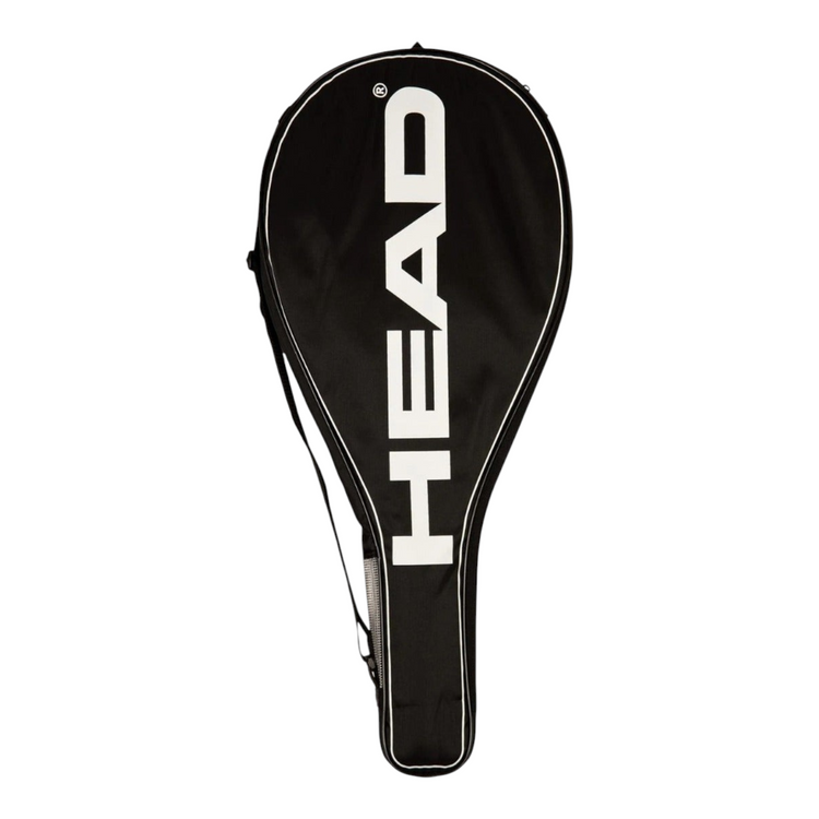 Funda Radach Sports para raqueta de tenis Head en color negro con logo blanco y correa ajustable
