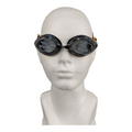 Gafas de natación Radach Sports Voit SR Chrono negras con lentes de policarbonato y correa de silicón ajustable