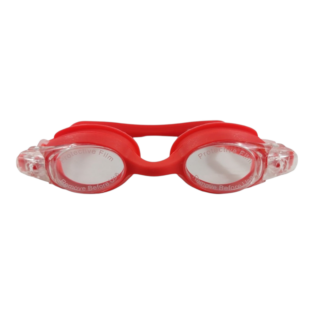 Goggles de natación Radach Sports Hanop G540 para adulto en color rojo con lentes de policarbonato y sellado de silicón