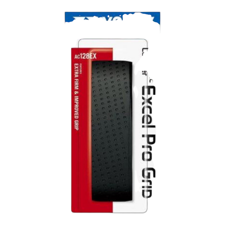 Grip de repuesto negro Radach Sports Yonex Excel Pro para raqueta con textura perforada para mayor firmeza