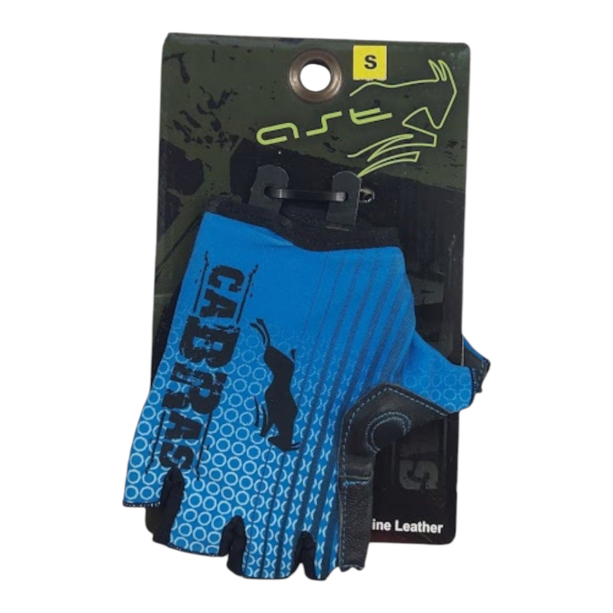 Guantes de ciclismo Radach Sports Cabras azules de piel genuina con palma acolchada y diseño transpirable