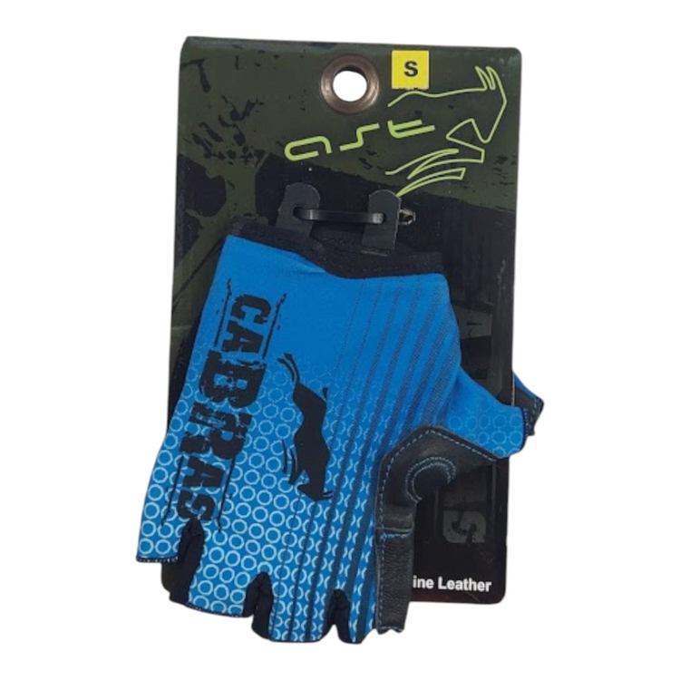 Guantes de ciclismo Radach Sports Cabras azules de piel genuina con palma acolchada y diseño transpirable