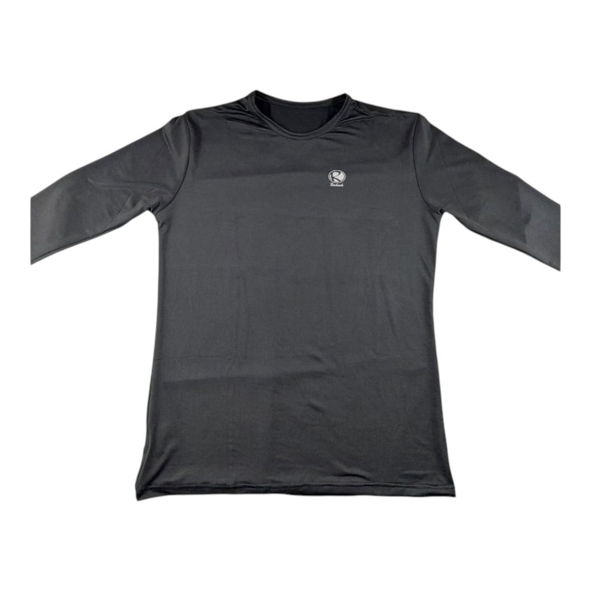 Licra deportiva de beisbol Radach Sports de manga larga en color negro con logo en el pecho