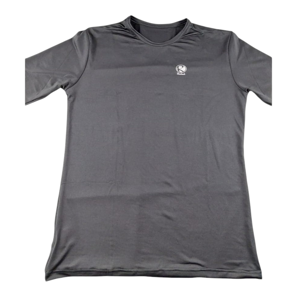 Licra deportiva de manga larga Radach Sports en color negro con logotipo en el pecho, ideal para béisbol.