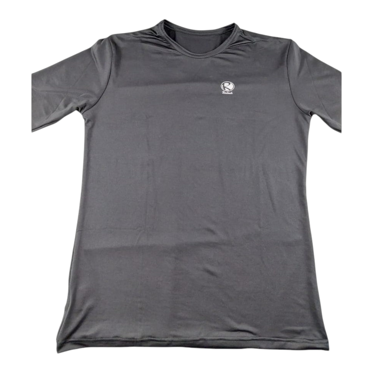Licra deportiva de manga larga Radach Sports en color negro con logotipo en el pecho, ideal para béisbol.