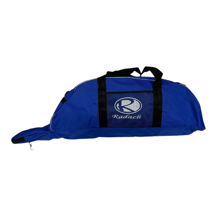 Maleta Radach Sports azul de poliéster para béisbol y sóftbol con compartimento para bats y correas de transporte
