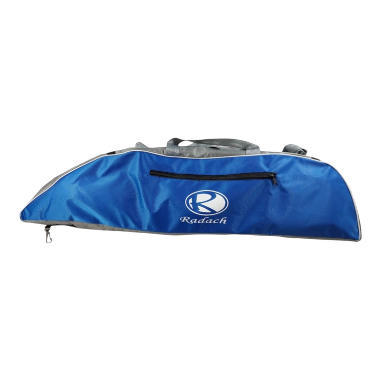 Maleta Radach Sports Tote 2.0 para beisbol y softbol en color azul rey y gris con capacidad para dos bates
