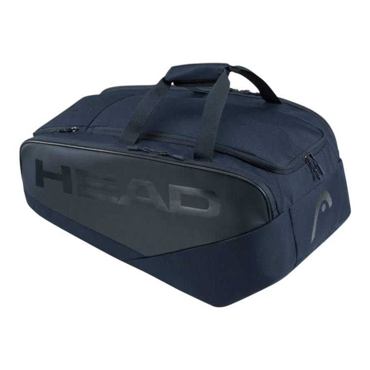 Maleta de padel Radach Sports Head Pro X Bag L en color azul marino con compartimentos térmicos y diseño moderno