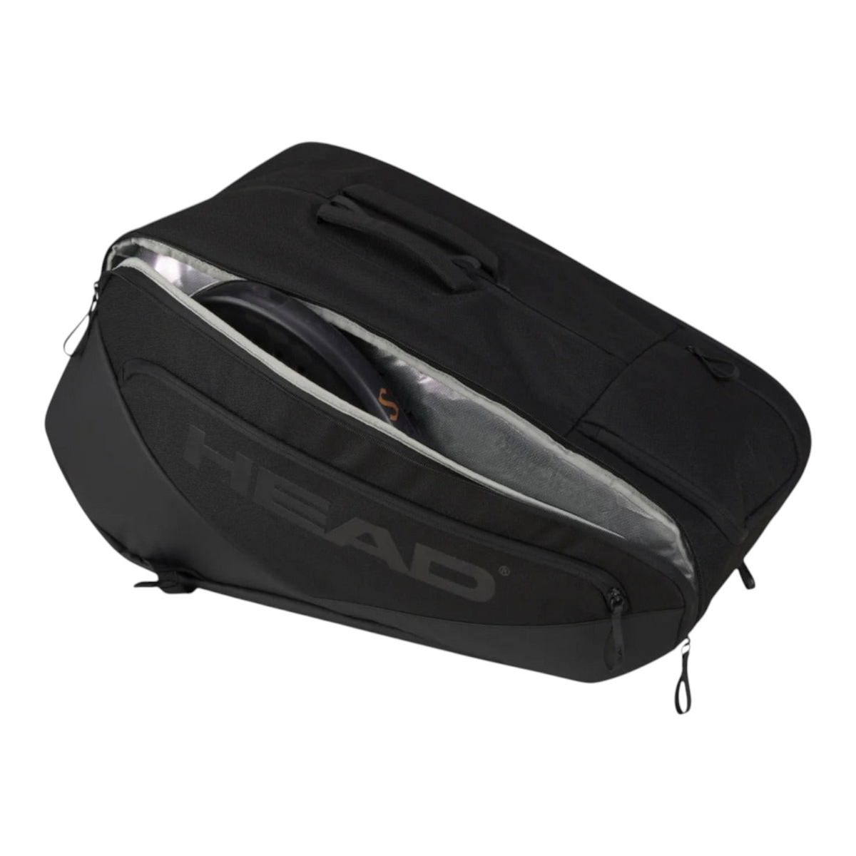 Maleta paletero Radach Sports Head Pro X L en color negro con compartimento térmico para palas de pádel