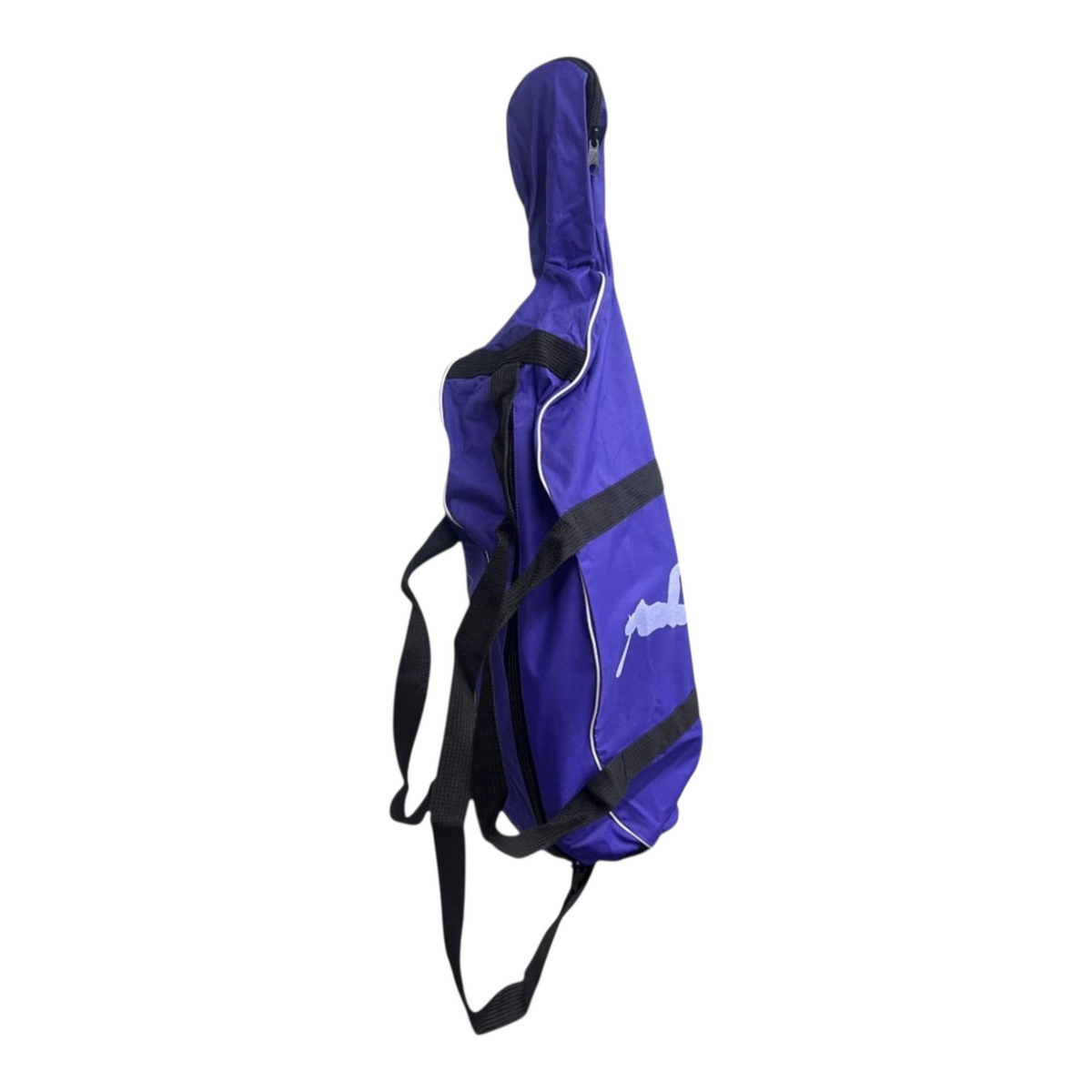Maleta tote Radach Sports individual para bate de beisbol o softbol en color morado con correas negras