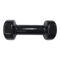 Mancuerna Radach Sports de 2 kg en color negro con recubrimiento de hule para un agarre cómodo y seguro