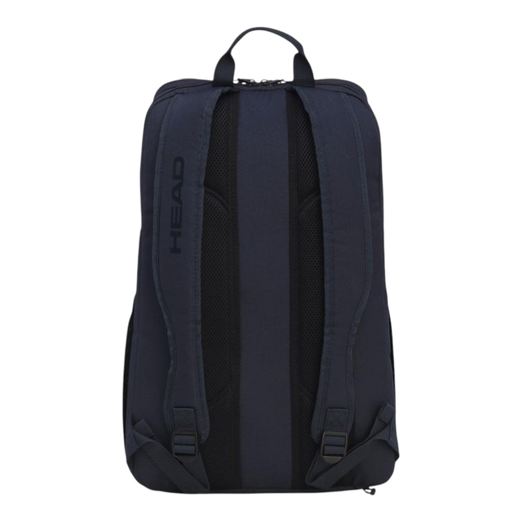 Mochila Radach Sports HEAD Tour 25L azul marino con correas acolchadas y diseño ergonómico para tenis o pádel
