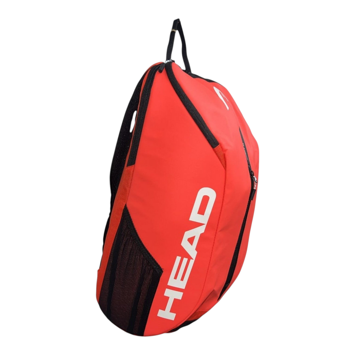 Mochila de tenis Radach Sports HEAD Tour Radical roja de 25 litros con compartimento para raquetas y bolsillos laterales
