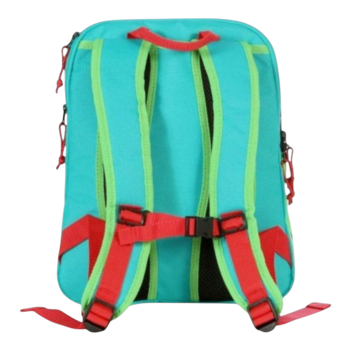 Mochila de tenis infantil Radach Sports Head Monster en color menta con detalles en rojo y verde para una raqueta.