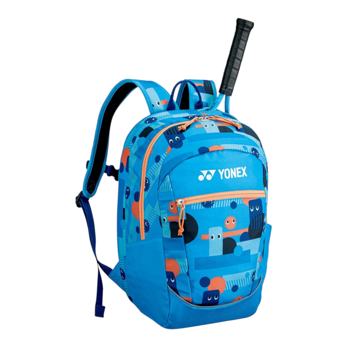 Mochila Radach Sports Yonex Junior azul con estampado divertido y compartimento para raqueta de tenis