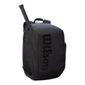 Mochila Radach Sports Wilson Super Tour Pro Staff negra con compartimento para dos raquetas de tenis