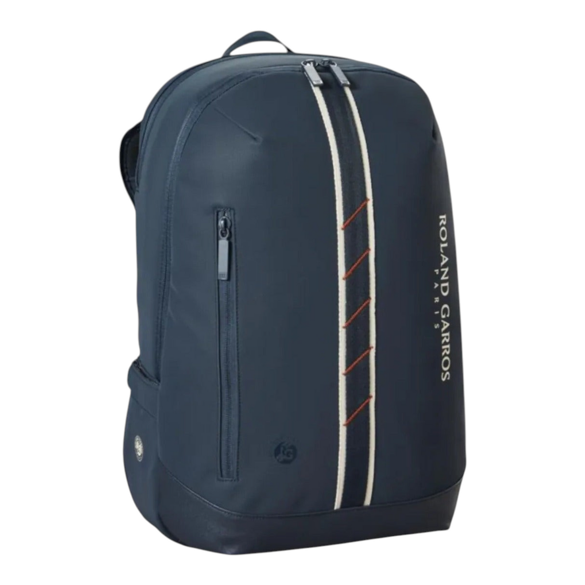 Mochila de tenis Radach Sports Wilson Roland-Garros 2025 azul marino con detalles elegantes y compartimentos técnicos