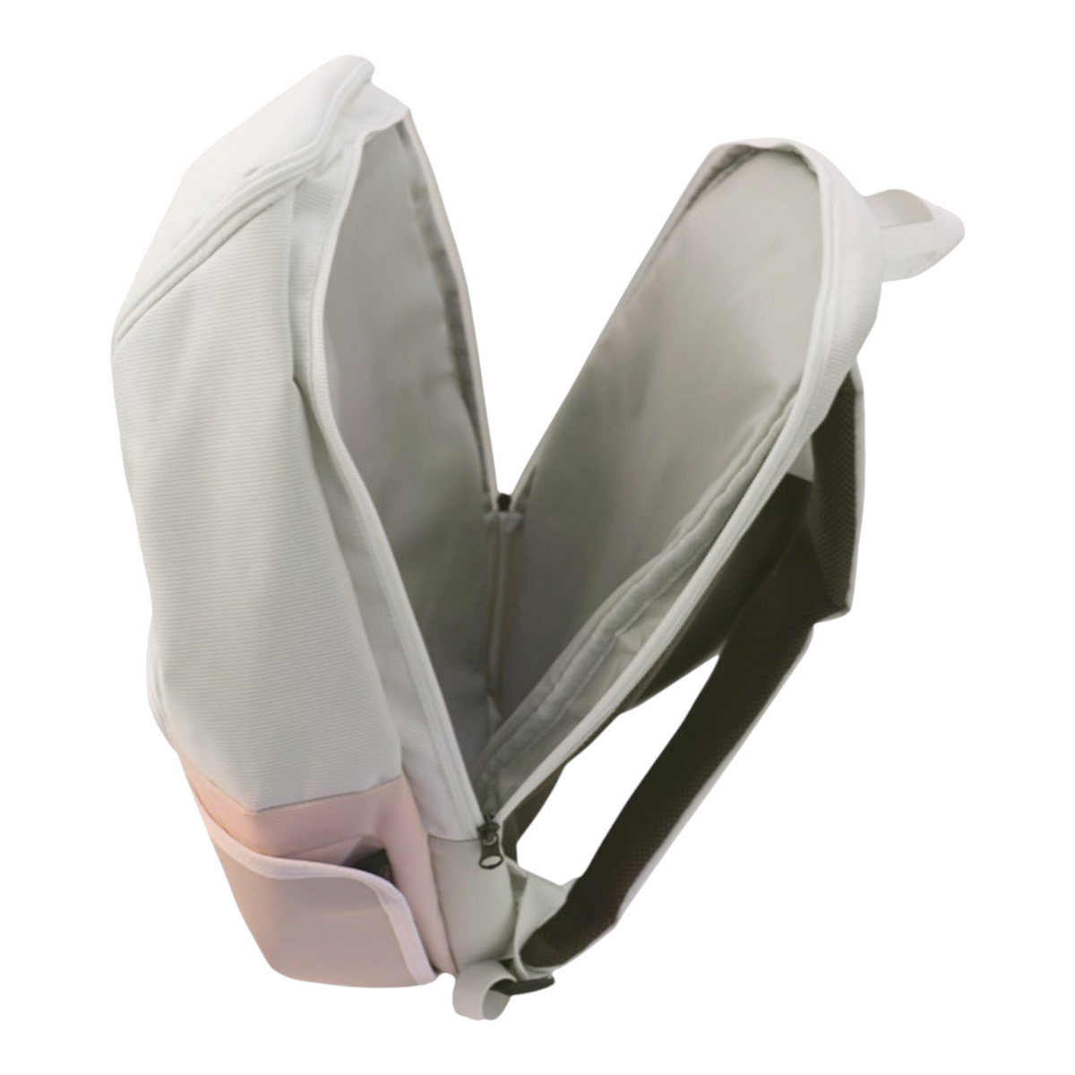 Mochila Radach Sports Yonex Pro color beige arena con compartimento para dos raquetas y diseño ergonómico