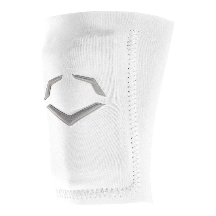 Muñequera protectora blanca Radach Sports EvoShield Pro-SRZ con tecnología moldeable Gel-to-Shell y tejido de neopreno