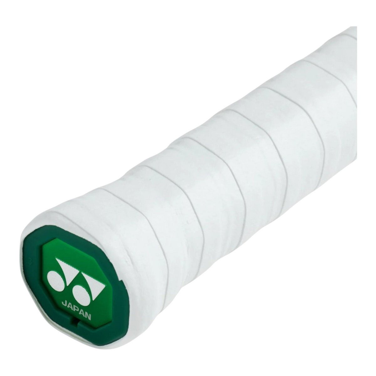 Overgrip blanco Radach Sports Yonex Dry Super Grap de poliuretano para raqueta con tapón verde