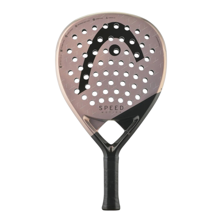 Pala de pádel Radach Sports Head Speed Motion 2025 en tonos cobre y negro con tecnología Auxetic 2.0