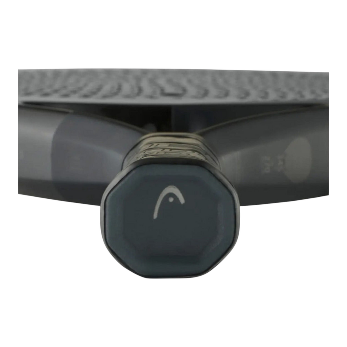 Empuñadura de pala de pádel Head Speed One X de Radach Sports con el logo de la marca en el tapón