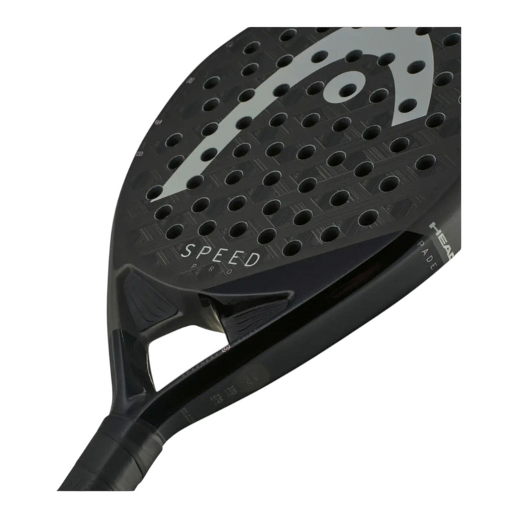 Pala de pádel Radach Sports Head Speed Pro 2025 en color negro con acabado mate y diseño técnico de alto rendimiento