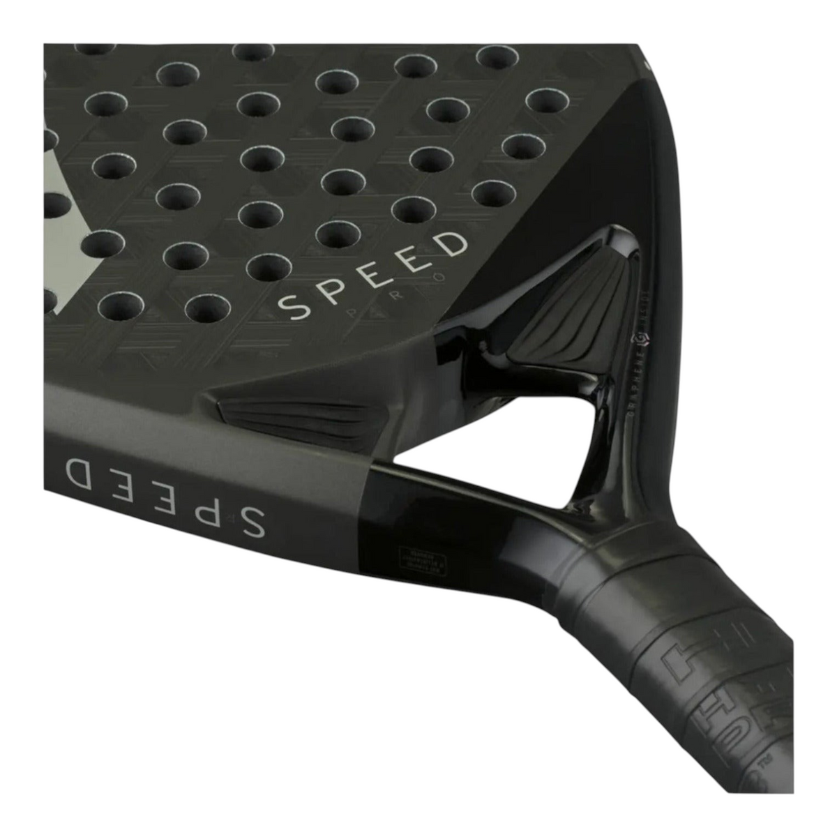 Pala de pádel Radach Sports Head Speed Pro 2025 en color negro con acabado texturizado y diseño profesional