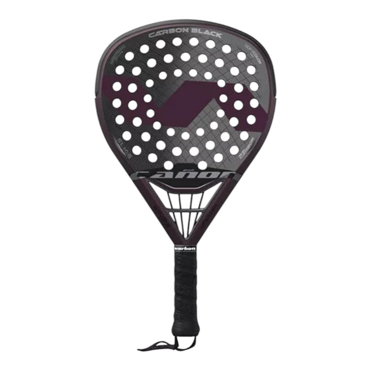 Paleta de pádel profesional Radach Sports Varlion Carbon Difusor con núcleo de EVA en colores negro y violeta