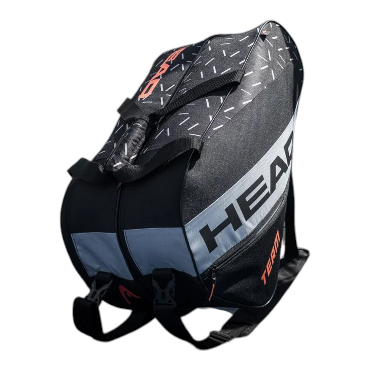Paletero Radach Sports Head Tour Team Monstercombi en negro y naranja con compartimentos para raquetas y diseño moderno