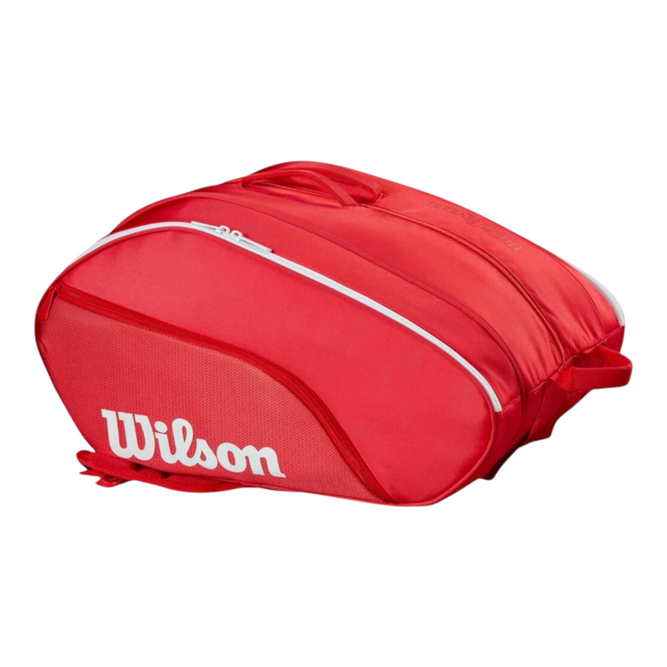 Paletero Radach Sports Wilson Tour rojo con compartimento térmico para palas de pádel y diseño profesional