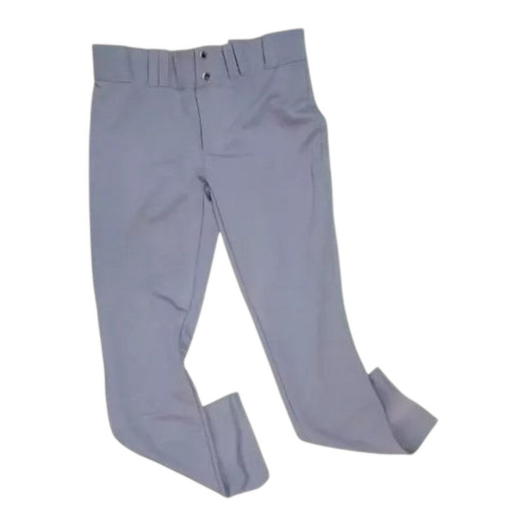 Pantalón de béisbol Radach Sports para adulto en color gris con cierre de doble botón