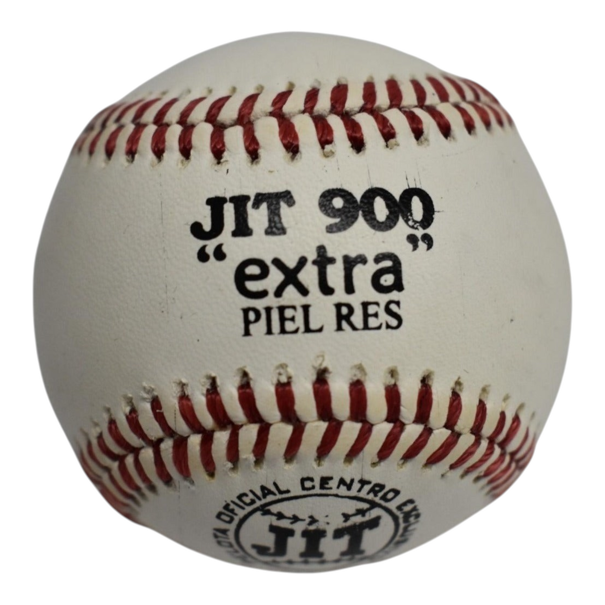 Pelota de beisbol Radach Sports Jit 900 de piel blanca con costuras rojas para entrenamiento oficial