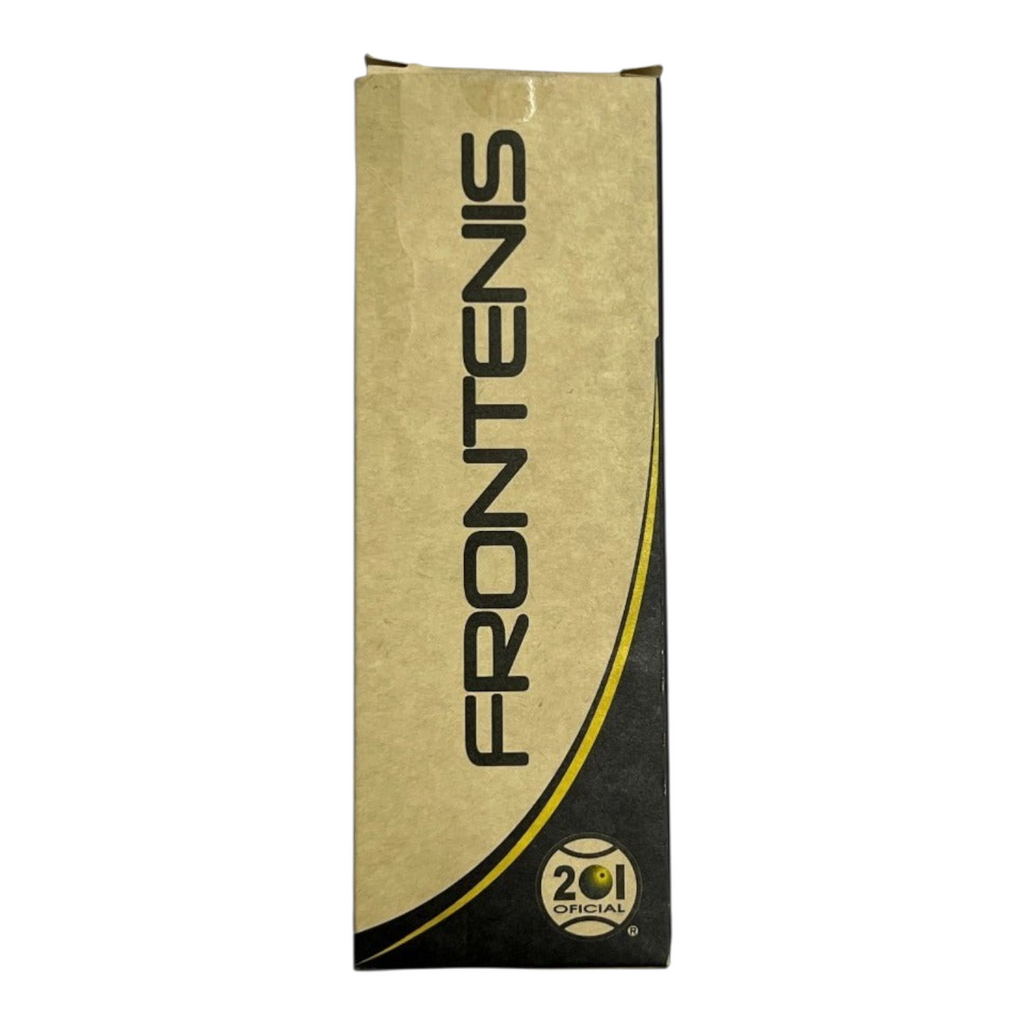 Caja de Radach Sports con 3 pelotas de frontenis modelo 201 color amarillo para frontón a mano