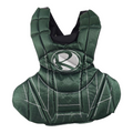 Peto de cátcher Radach Sports color verde para béisbol y softbol, talla grande de 44 cm con diseño acolchado.