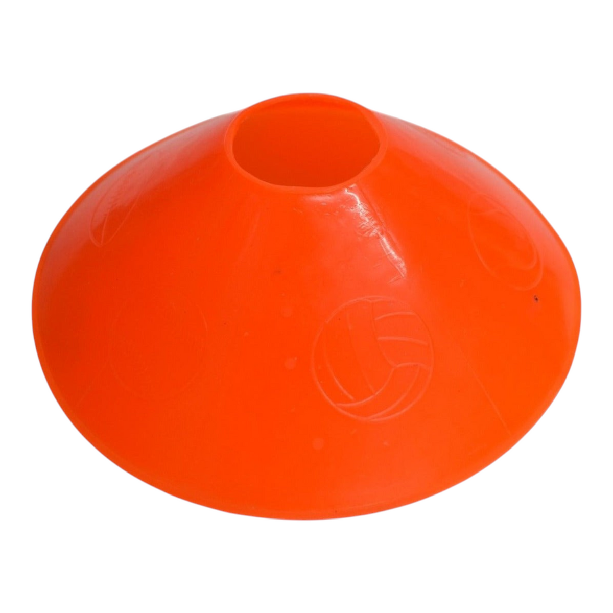 Plato deportivo naranja de Radach Sports para entrenamiento y delimitación de áreas en canchas