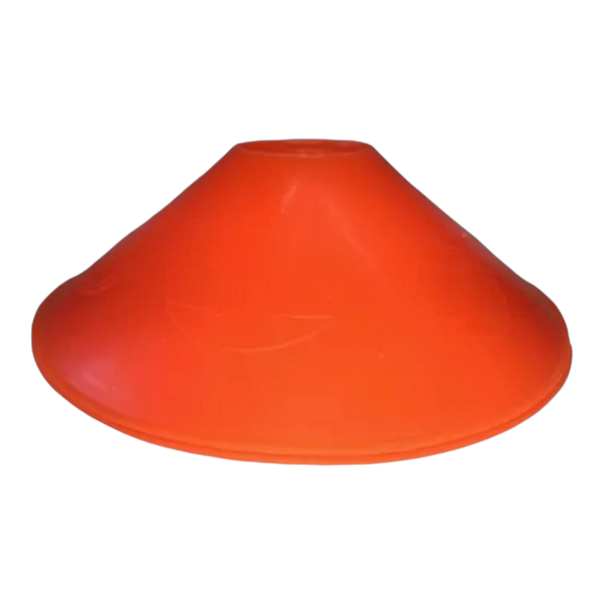 Plato de entrenamiento Radach Sports de color naranja brillante, ideal para ejercicios de agilidad y deportes.