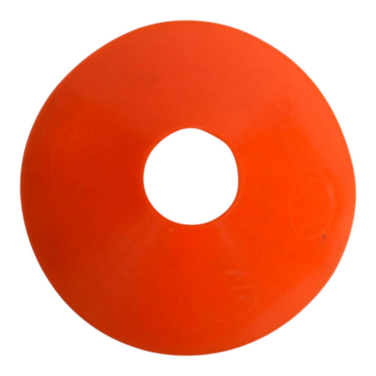 Plato marcador deportivo naranja de Radach Sports para entrenamiento y delimitación de áreas en canchas