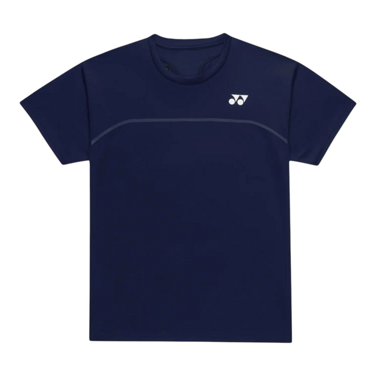 Playera deportiva unisex Radach Sports Yonex 10728EX en color azul marino con tecnología de secado rápido