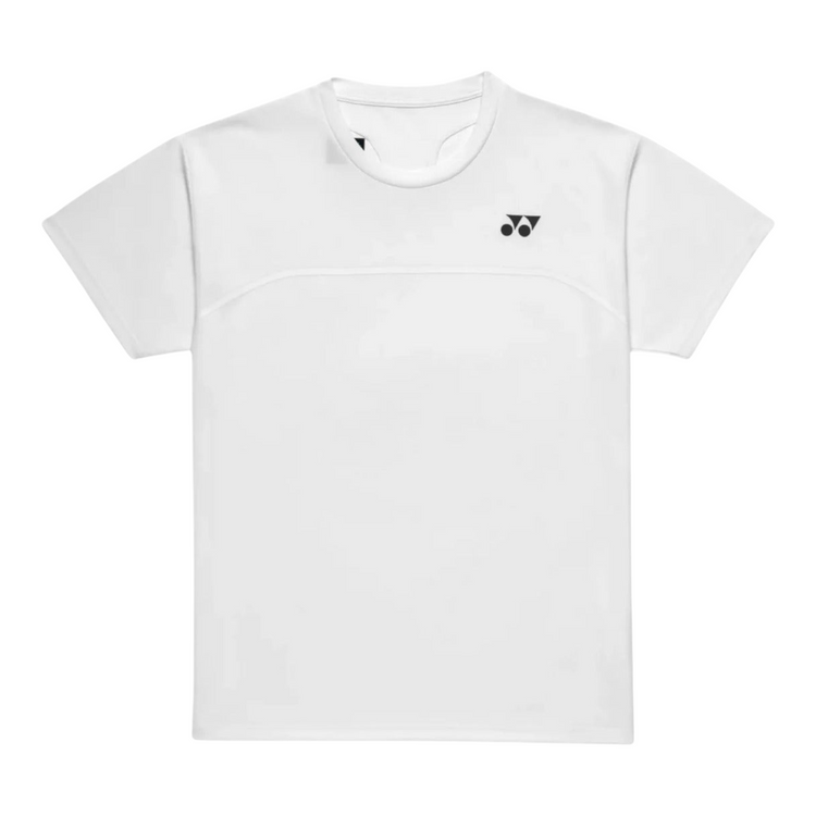 Playera deportiva unisex Radach Sports Yonex 10728EX blanca de secado rápido para tenis y pádel