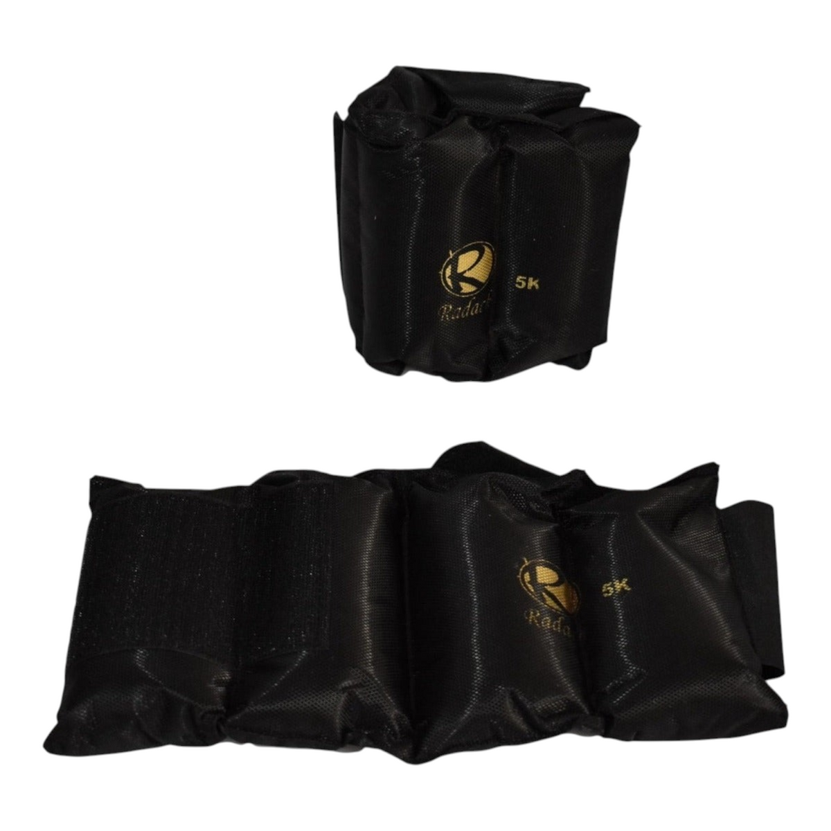 Polaina para pie Radach Sports de 5 kg en color negro con cierre de velcro ajustable para entrenamiento de fuerza