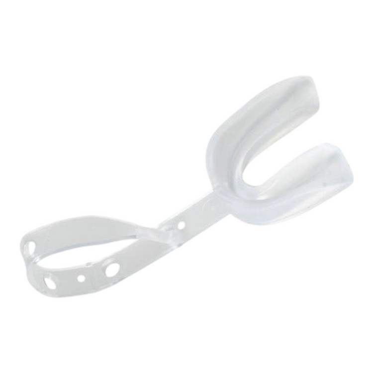 Protector bucal transparente Radach Sports de silicona con correa para deportes de alto impacto