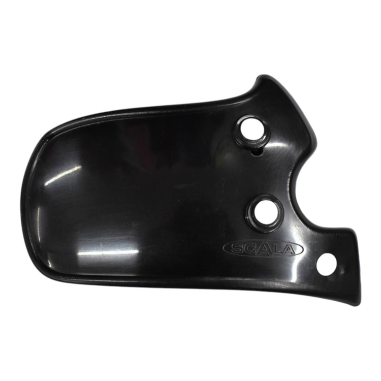 Protector facial negro Radach Sports Scala para casco de bateador zurdo con orificios de montaje