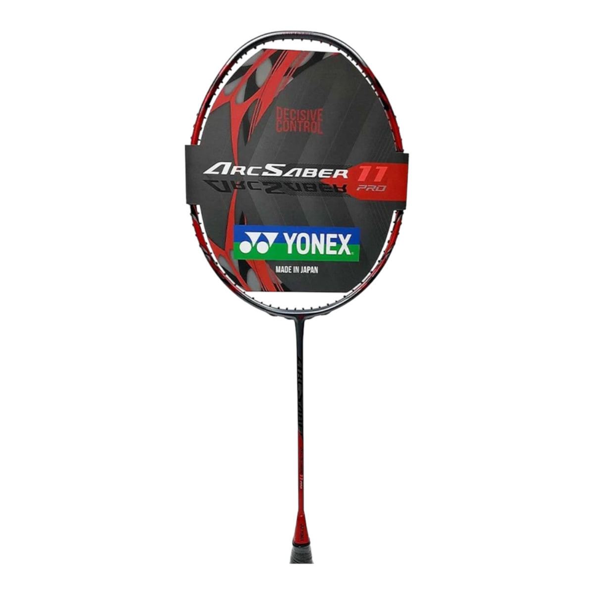 Raqueta de bádminton Yonex Arcsaber 11 Pro en color gris perla y rojo, disponible en Radach Sports